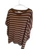 Max Studio Brown Poncho Short Sleeve Blouse - photo 2