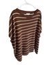 Max Studio Brown Poncho Short Sleeve Blouse - photo 1