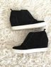 Steve Madden Black Wedges Size 7 1/2 - photo 3