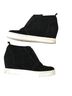 Steve Madden Black Wedges Size 7 1/2 - photo 1
