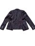 Tommy Hilfiger Stripes Black Red White Blazer Size 6 - photo 2