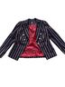 Tommy Hilfiger Stripes Black Red White Blazer Size 6 - photo 1