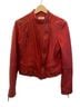 Lucky Brand Red Leather Jacket Size M - photo 1