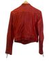 Lucky Brand Red Leather Jacket Size M - photo 2