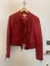 Lucky Brand Red Leather Jacket Size M - photo 4