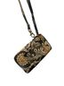 Vera Bradley 100% Cotton Floral Black Brown Tan Wristlet One size - photo 1