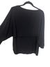DKNY Black Long Sleeve Blouse Size L - photo 2