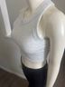 Alo Gray Black Sleeveless Top Size L - photo 4