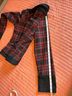Dollhouse 10% Wool 50% Polyester 100% Polyester Plaid Red Black Jacket Size L - photo 9