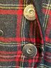 Dollhouse 10% Wool 50% Polyester 100% Polyester Plaid Red Black Jacket Size L - photo 5