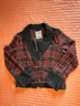 Dollhouse 10% Wool 50% Polyester 100% Polyester Plaid Red Black Jacket Size L - photo 11