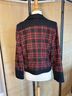 Dollhouse 10% Wool 50% Polyester 100% Polyester Plaid Red Black Jacket Size L - photo 3