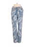 Current/Elliott Current/Elliot The Stiletto Jean Wily Blue Palm Print Current/Elliott Jeans - photo 1