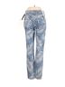 Current/Elliott Current/Elliot The Stiletto Jean Wily Blue Palm Print Current/Elliott Jeans - photo 2
