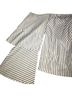 Boohoo Sabi Striped Ruffle Bardot Long Sleeve Blouse - photo 2