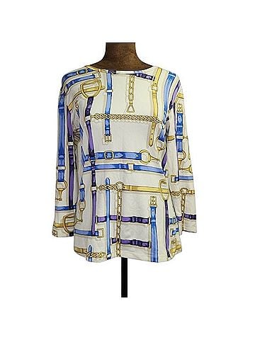 J. McLaughlin Equestrian Chain Long Sleeve T-Shirt (view 1)