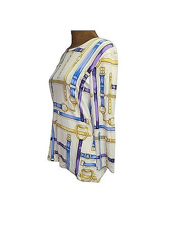 J. McLaughlin Equestrian Chain Long Sleeve T-Shirt (view 2)