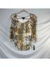 I.N. Studio Floral Multi Color Short Sleeve Blouse Size S - photo 4