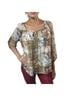 I.N. Studio Floral Multi Color Short Sleeve Blouse Size S - photo 2