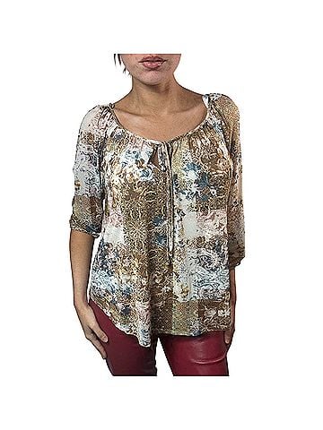 I.N. Studio Short Sleeve Blouse (view 1)