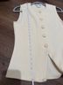 Rachel Zoe Ivory Vest Size S - photo 6