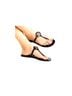 Tory Burch 100% Rubber Black Sandals Size 9 - photo 1