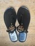 Tory Burch 100% Rubber Black Sandals Size 9 - photo 10