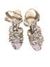 Isaac Mizrahi Snake Print Gray White Sandals Size 8 1/2 - photo 1