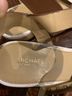 Michael Kors White Brown Wedges Size 8 - photo 3