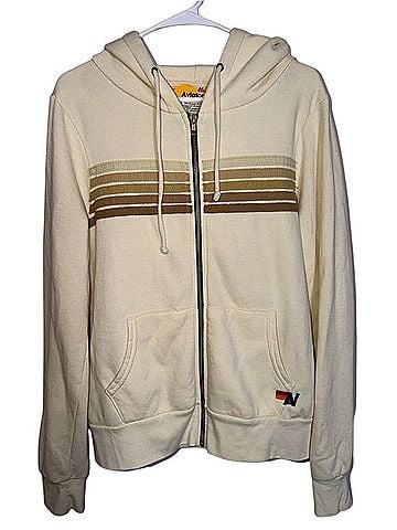Aviator Nation 5 Stripe Zip Up Hoodie Zip Up Hoodie (view 1)