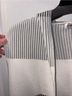 89th & Madison Stripes Gray Ivory Jacket Size L - photo 16