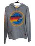 Aviator Nation Print Gray Pullover Hoodie Size M - photo 1