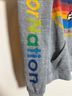 Aviator Nation Print Gray Pullover Hoodie Size M - photo 5