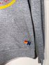 Aviator Nation Print Gray Pullover Hoodie Size M - photo 3