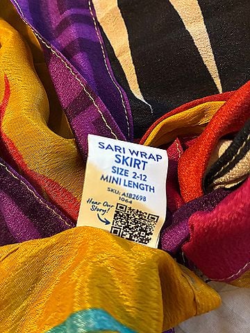 Darn Good Yarn Silk Skirt (view 2)