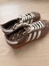 Adidas 100% Suede Brown White Sneakers Size 7 1/2 - photo 5