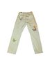Levi's Print White Jeans Size 27 waist - photo 1