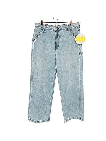 Mother SNACKS The Fun Dip Utility Puddle Jeans (view 1)