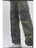 Blue Velvet Graphic Multi Color Jeans Size L - photo 4