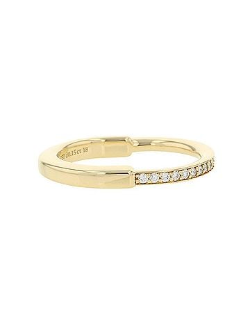 Tiffany & Co. Tiffany &amp; Co. Rock Ring, Diamond, 0.15ct total, 18K Yellow Gold, Size Approx. 1. (view 1)