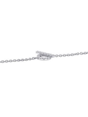Hermès Hermes Finesse Bracelet, 18 Diamonds, Total 0.55ct, 18K White Gold, Size ST. (HERMES Diamond Bracelet) (view 2)