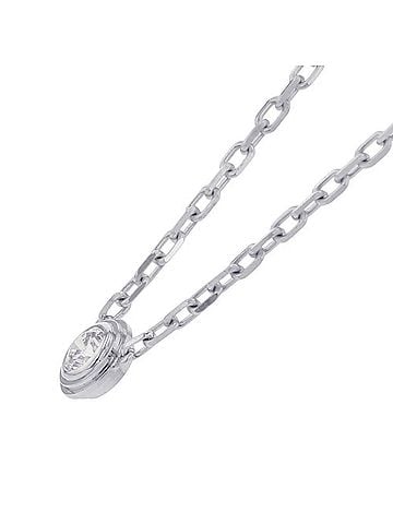 Cartier Cartier Damour Necklace SM Small Model Diamond 1P 0.09ct 18KWG White Gold B7215900 Pendant (view 2)