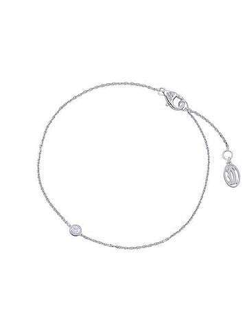 Cartier Cartier Damour XS Mini Bracelet with 1 Diamond (0.04ct) in 18K White Gold (B6045517) (view 1)