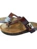Tory Burch 100% Leather Brown Sandals Size EU 38 1/2 - photo 2