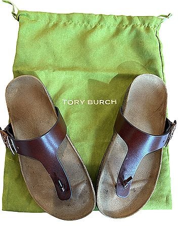Tory Burch Mellow T-Strap Sandals (view 1)