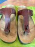 Tory Burch 100% Leather Brown Sandals Size EU 38 1/2 - photo 4