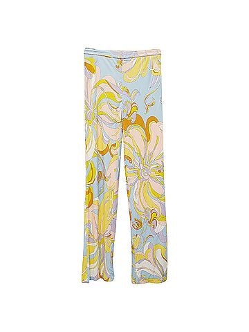 Emilio Pucci Emilio Pucci Printed Straight Leg Pants in Multicolor Viscose (view 2)