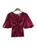 Amanda Uprichard Neveah Short Sleeve Top - photo 1