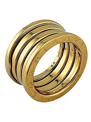 Bvlgari Bvlgari Bulgari B.zero1 4-band ring, 18K yellow gold, women's, pre-owned. (view 1)