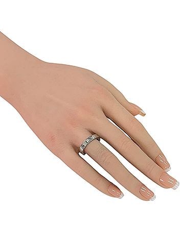 Bvlgari Bulgari Ring, 1, 18K White Gold, Diamond, Women's, BVLGARI, Pre-owned (view 2)